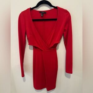 Forever 21 Red Mini Holiday Dress